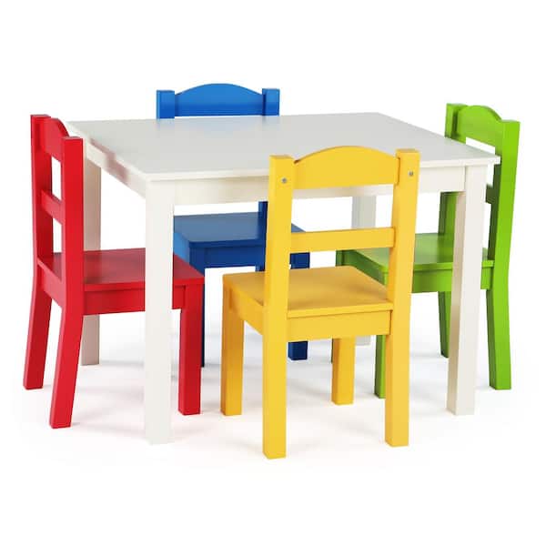 Kids Adjustable White Wood Large Table with 15 Legs + Reviews