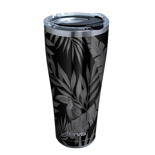 Tervis Blackout Palm 30 oz. Stainless Steel Travel Mugs Tumbler with Lid