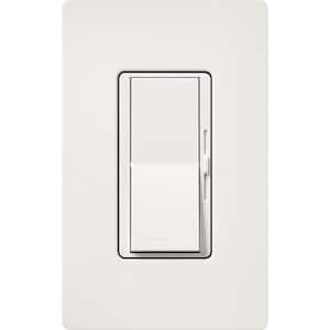 Diva Dimmer Switch for Magnetic Low Voltage, 600-Watt/Single-Pole or 3-Way, Architectural White (DVSCLV-603P-RW)