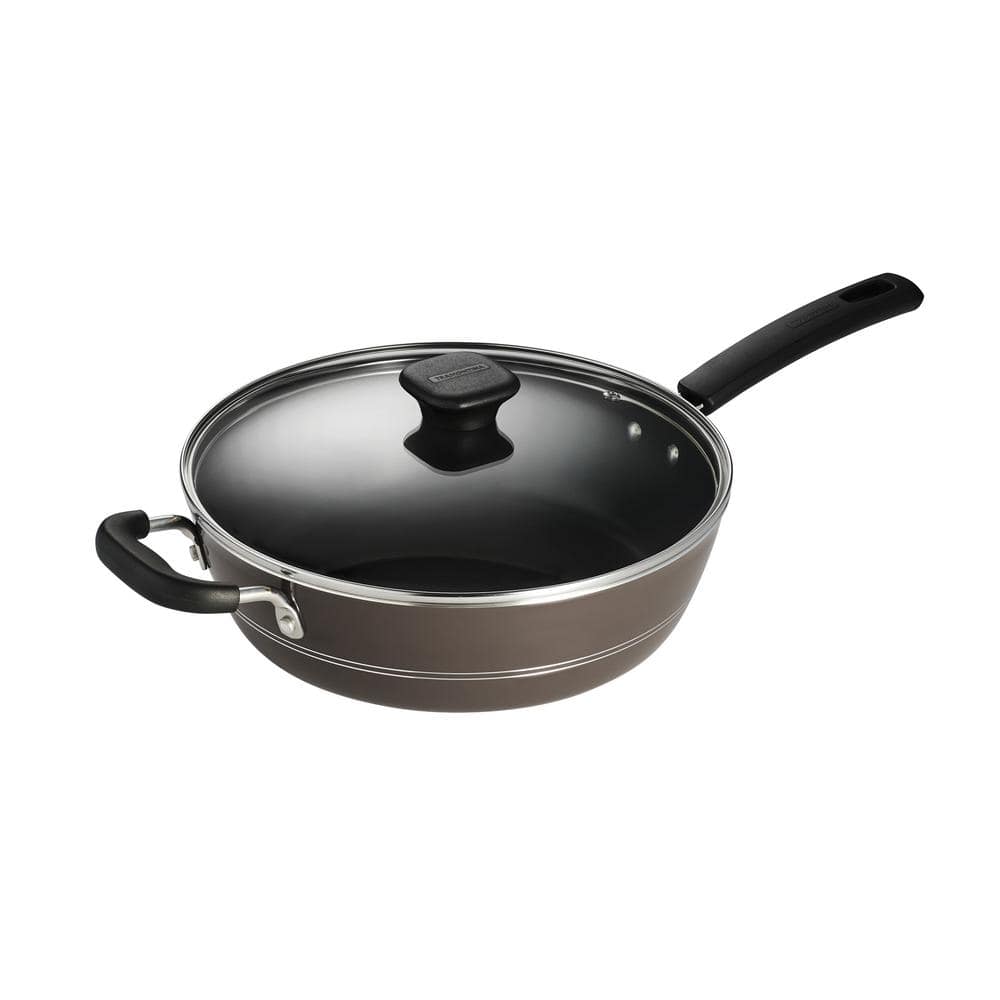 Sicilia 4.5 Qt Nonstick Aluminum Chef Pan with Glass Lid
