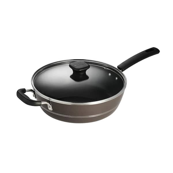 Tramontina Sicilia 4.5 qt. Aluminum Nonstick Covered Saute Pan in ...