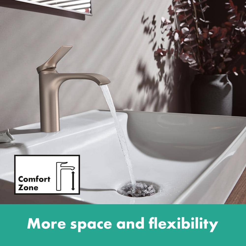 Modern White and Nickel 8" Widespread Bathroom Faucet with Ceramic Disc Valve