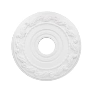 16 in. White Decorative Ceiling Medallion