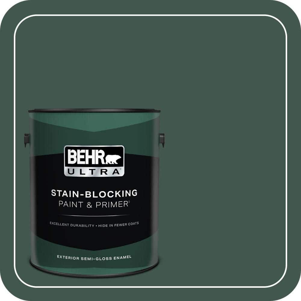 1 gal. #BXC-33 Jolly Green Semi-Gloss Enamel Exterior Paint & Primer price history on PriceWatchPro