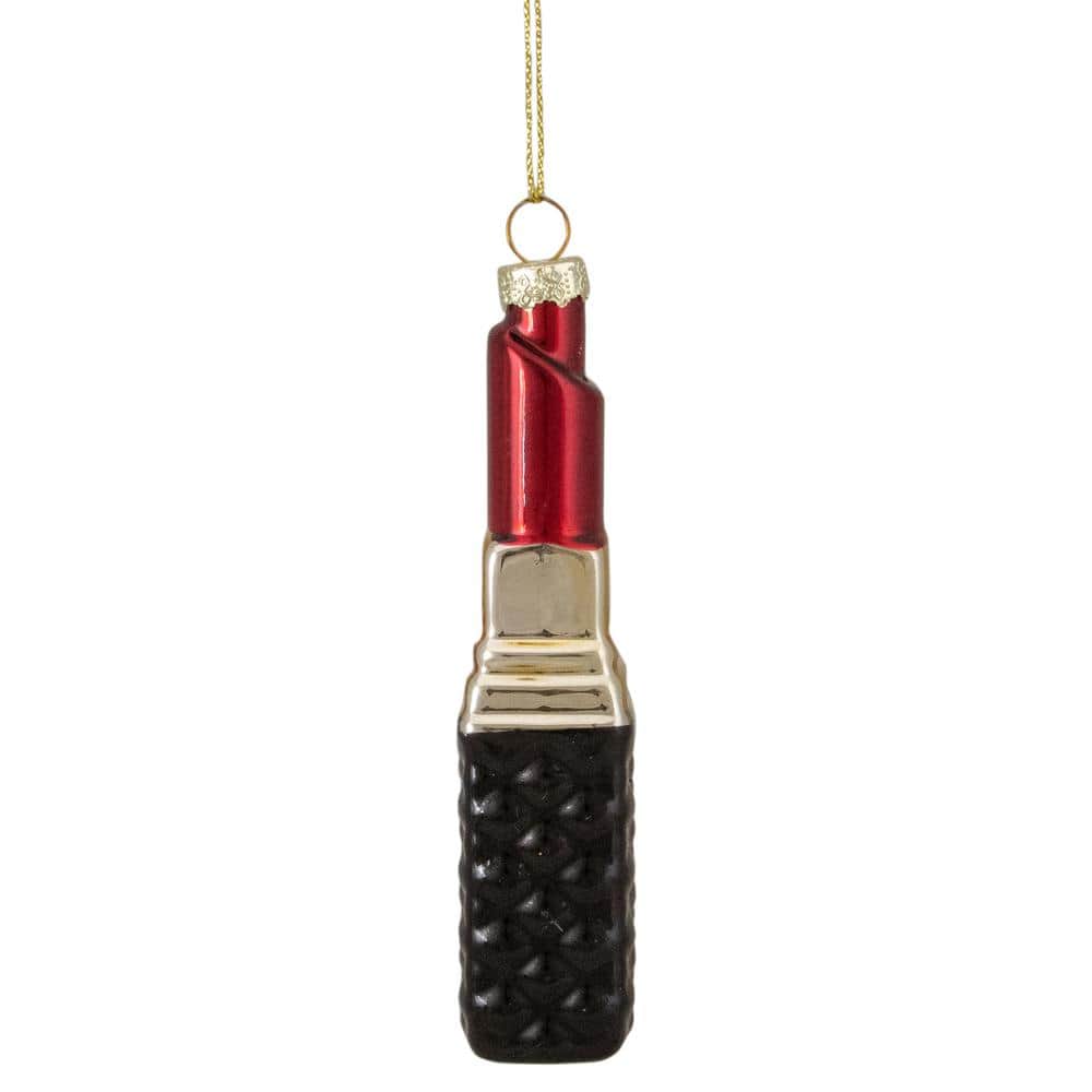 4.5 in. Red Lipstick Glass Christmas Ornament price history on PriceWatchPro