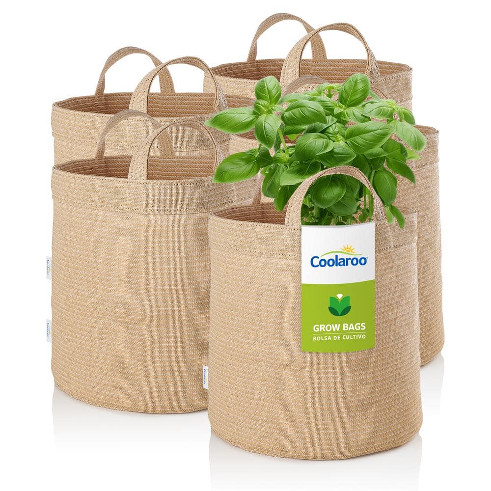 Owngrown 4 X 5 Gallon Plant Growing Bags For Balcony Or Garden Plants :  Target