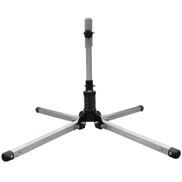 Compact Single Spring Sign Stand for Work Zone Roll-Up Signs