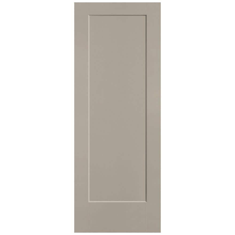 30 in. x 80 in. 1-Panel Lincoln Park Single Bore Solid Core Smoked Tan Molded Composite Interior Door Slab price history on PriceWatchPro
