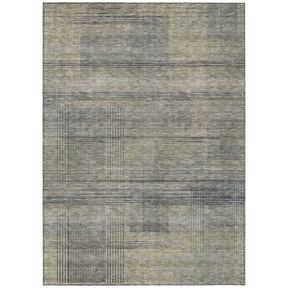 Chantille Machine Washable Indoor/Outdoor Abstract ACN820 Khaki 10 ft. x 14 ft. Area Rug price history on PriceWatchPro