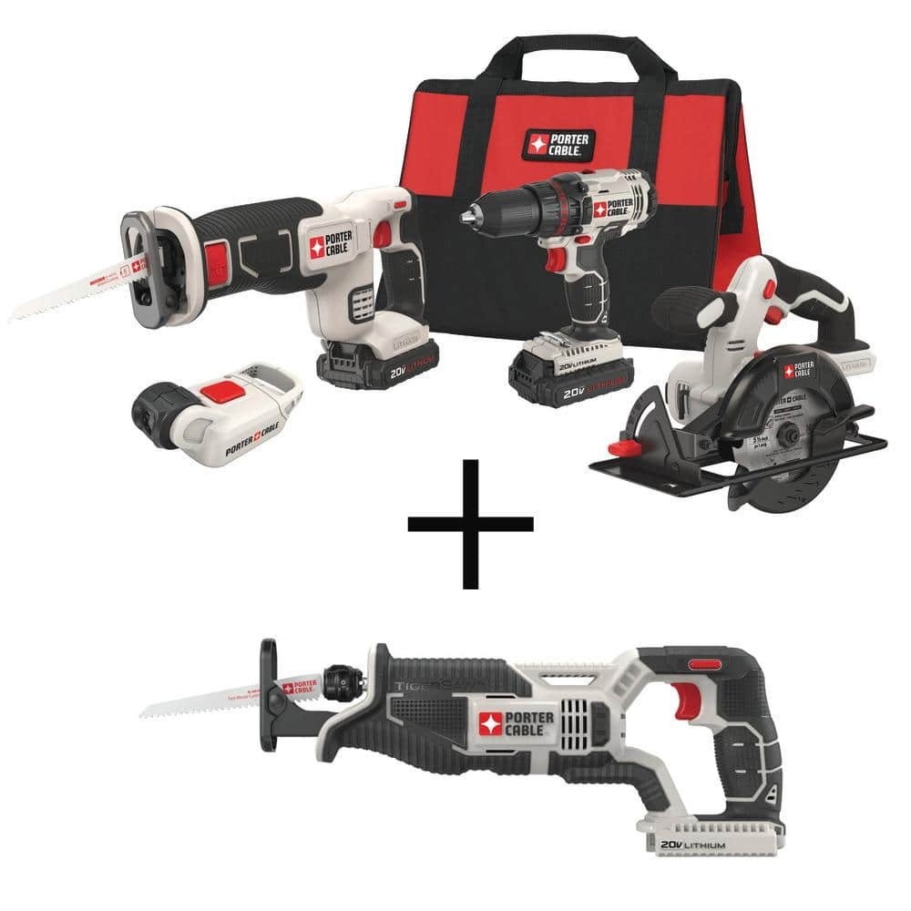 Porter Cable V Max Lithium Ion Cordless Tool Combo Kit And V Max