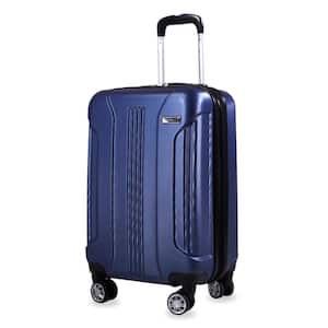 Denali 20 in. Navy Expandable Hard Side Carry-on Suitcase Luggage