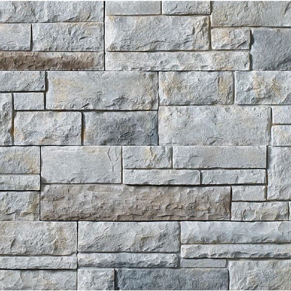 Verseta Stone 36 in. W x 36 in. L Multi-Colored Manufactured Stone