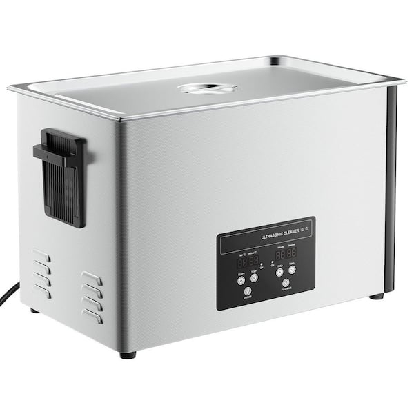 30L Ultrasonic Cleaner, 480W Stainless Steel 40kHz w/ Basket and Display for Parts, Carburetors, Instruments, Industrial
