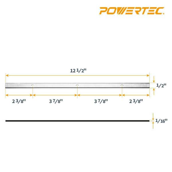 12-1/2 in. High Speed Steel Planer Knives for Delta TP305, TP400LS, 22-560,22-565 Planer (Set of 2)