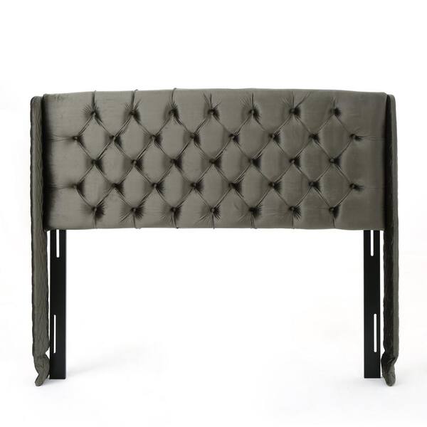 Noble House Lidia Grey and Blue Full/Queen Headboard