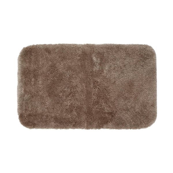 Mohawk Home Royal Mushroom 17 in. x 24 in. Nylon Machine Washable Bath Mat