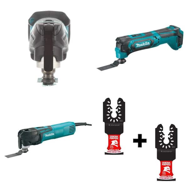 18V LXT Cordless Oscillating Multi-Tool, 12V max CXT Multi-Tool, 3 Amp Corded Multi-Tool Kit and 1-1/4 in. Blade Combo