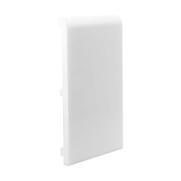 1/2 in. D x 6-5/8 in. W x 4 in. L Primed White Polystyrene Cascade Baseboard Moulding Sample