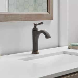 Rumson Single Hole Single-Handle Bathroom Faucet in Legacy Bronze