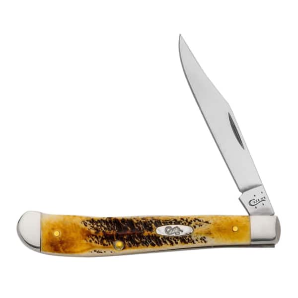 W.R. Case and Sons Cutlery Co. 6.5 BoneStag Slimline Trapper Pocket Knife