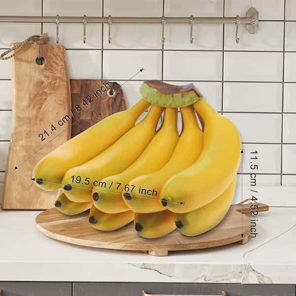21.4in. Artificial Yellow Indoor/Outdoor Banana Plant Lifelike