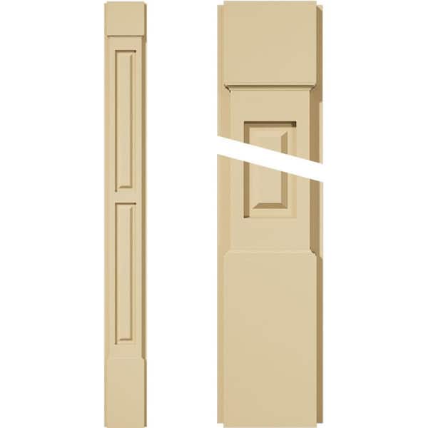 Ekena Millwork 2 in. D x 6 in. W x 60 in. L Primed Polyurethane Pilaster 1- Pack