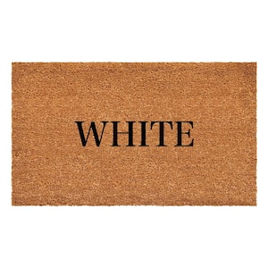 Bold White Multi-Colored 24 in. x 36 in. Indoor or Outdoor Doormat