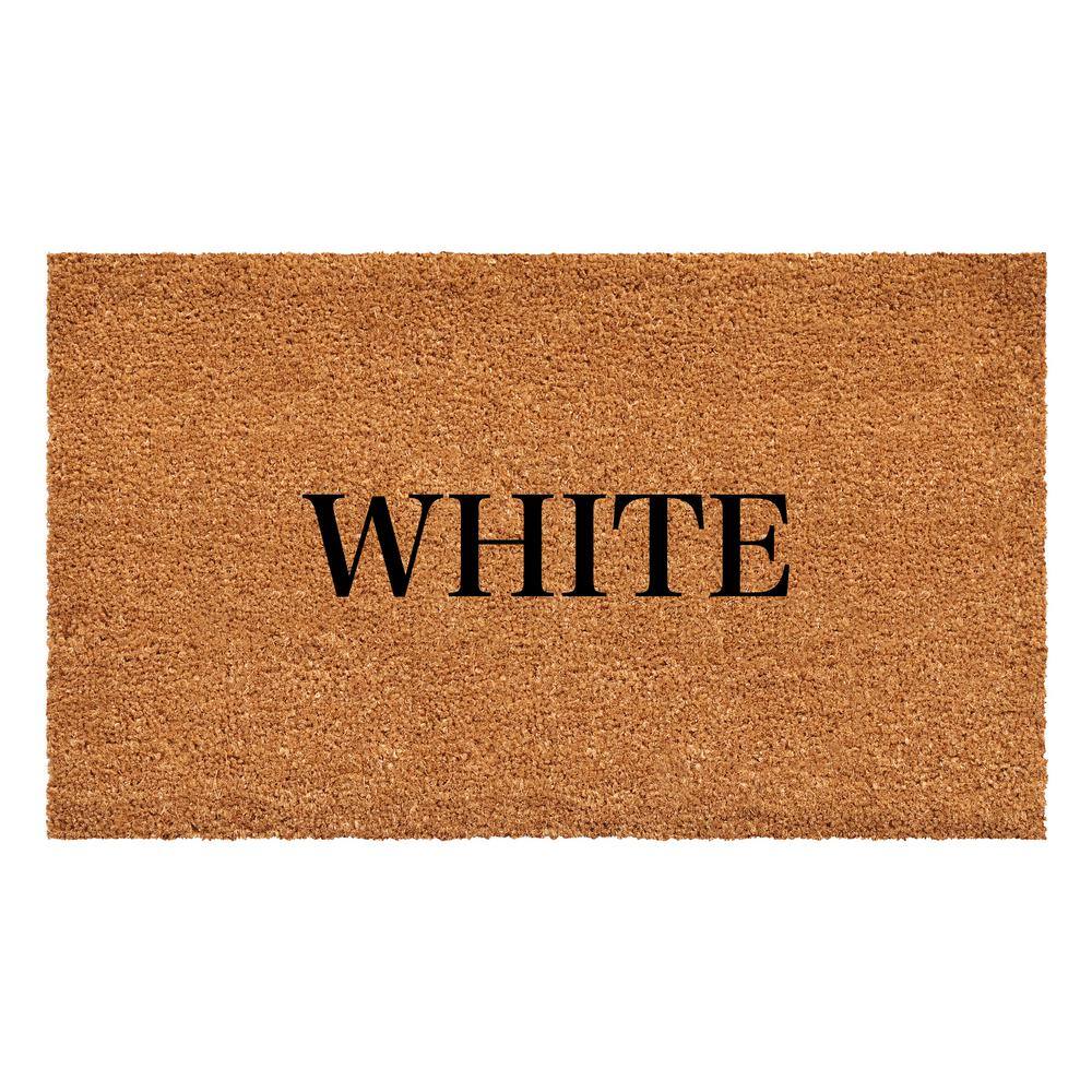 Bold White Multi-Colored 24 in. x 48 in. Indoor or Outdoor Doormat price history on PriceWatchPro
