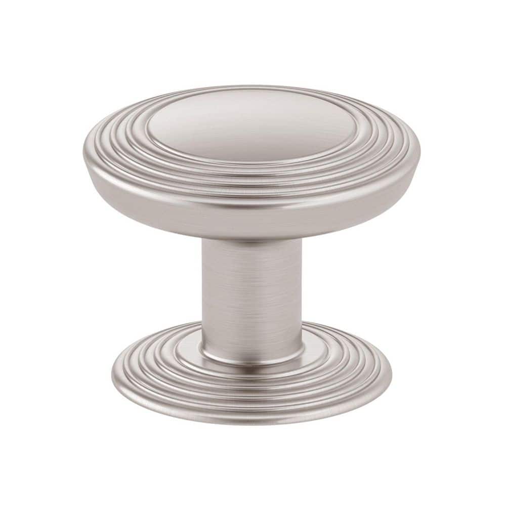 Richelieu Hardware Marsala Collection 1-9/16 in. (40 mm) Brushed Nickel Transitional Cabinet Knob -  BP707040195