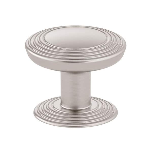 Marsala Collection 1-9/16 in. (40 mm) Classic Brushed Nickel Round Cabinet Knob