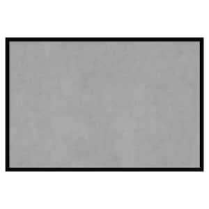 Black Gallery Deep 37 in. x 25 in. Magnetic Board, Memo Board