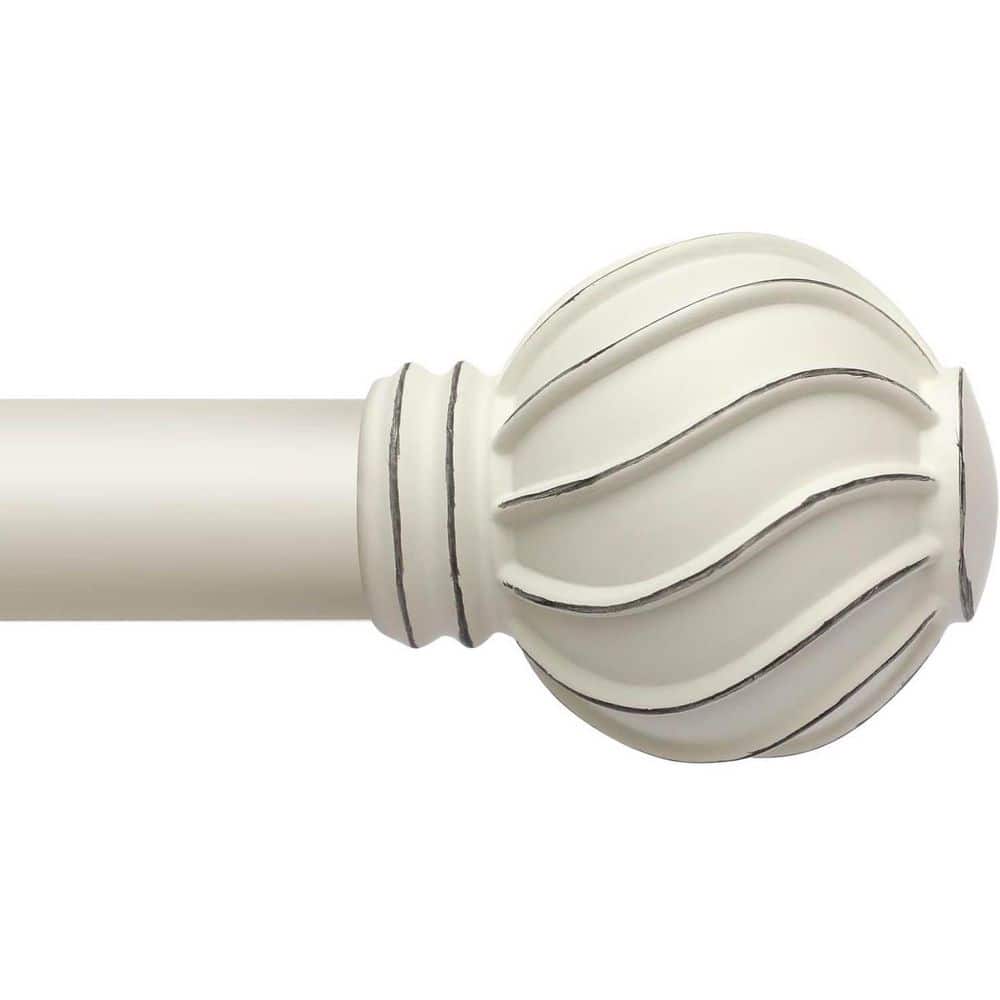 Select Curtain Rods ZESTLIBI 36 in. - 150 in. Adjustable 0.87 in. Single Curtain Rod in ...