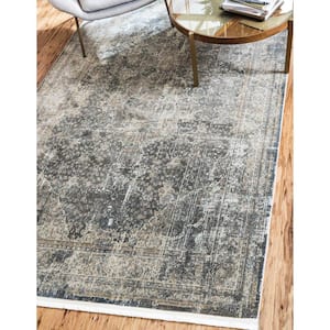 Baracoa La Cabana Dark Gray 5' 5 x 8' 0 Area Rug