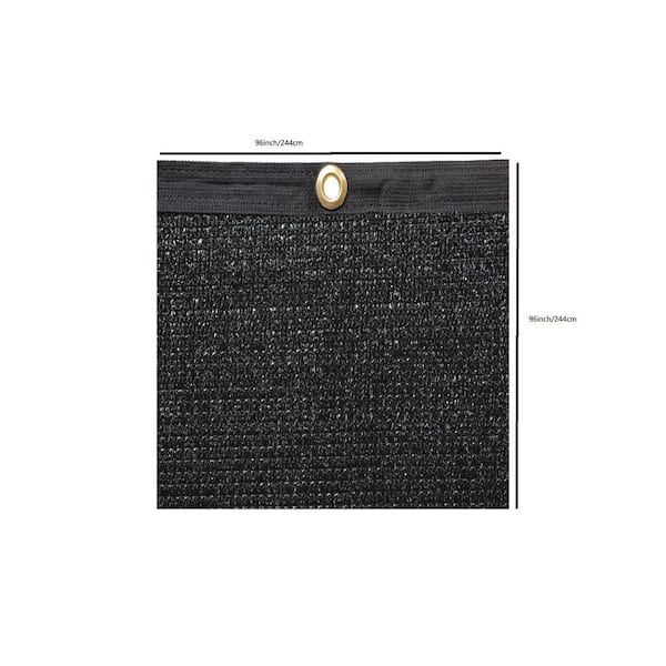 Tileon RV Awning Privacy Side Sunblock Shade Drop, Black