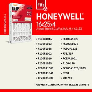 16 in. x 25 in. x 4 in. Honeywell Replacement Pleated Air Filter FPR 7