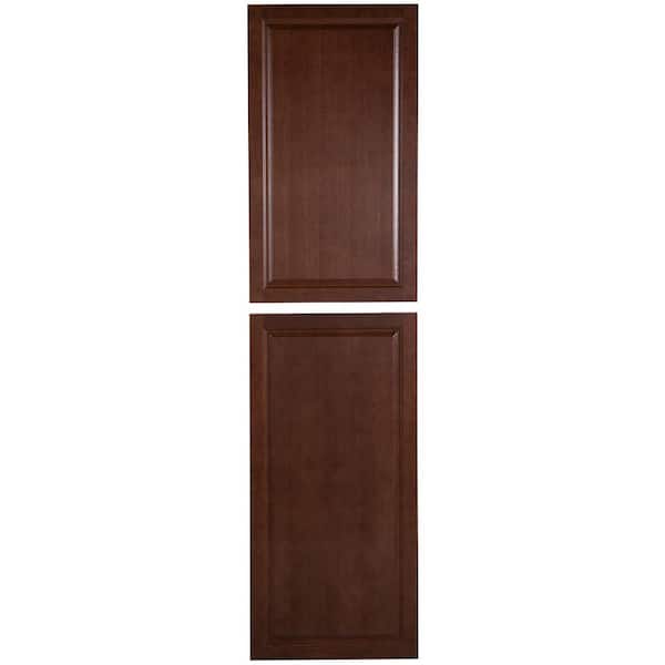 Hampton Bay Amber 24.38x96x1.13 in. Decorative Pantry End Panel