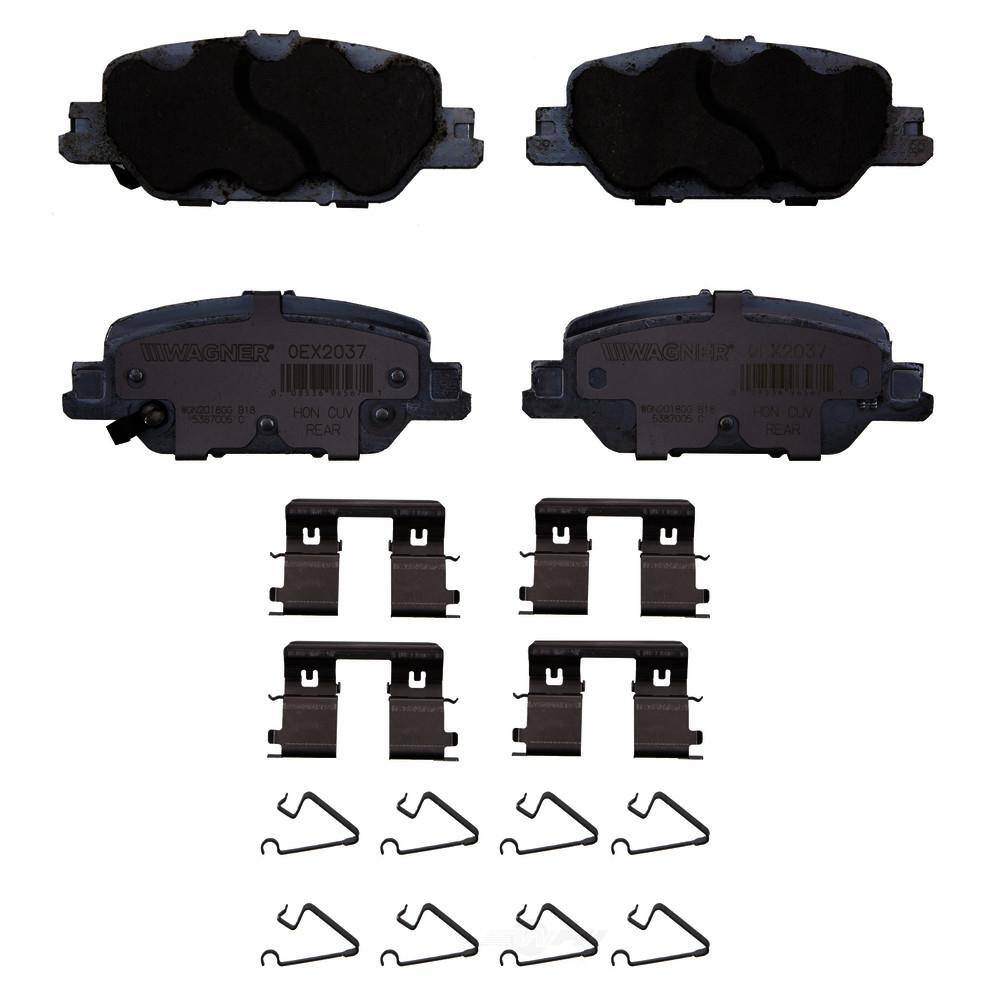 Wagner Brake Disc Brake Pad Set 20172018 Honda CRV 1.5L 2.4LOEX2037
