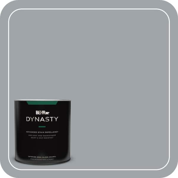 BEHR DYNASTY 1 qt. #ECC-33-1 Iron Wood Semi-Gloss Enamel Interior Stain-Blocking Paint and Primer