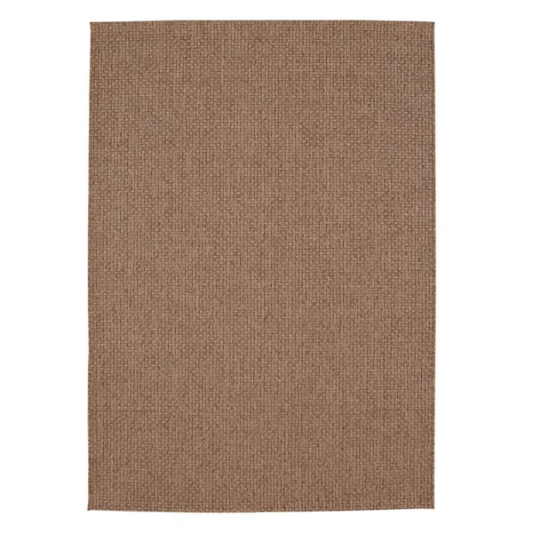Texture Brown 8 ft. x 10 ft. Indoor Area Rug