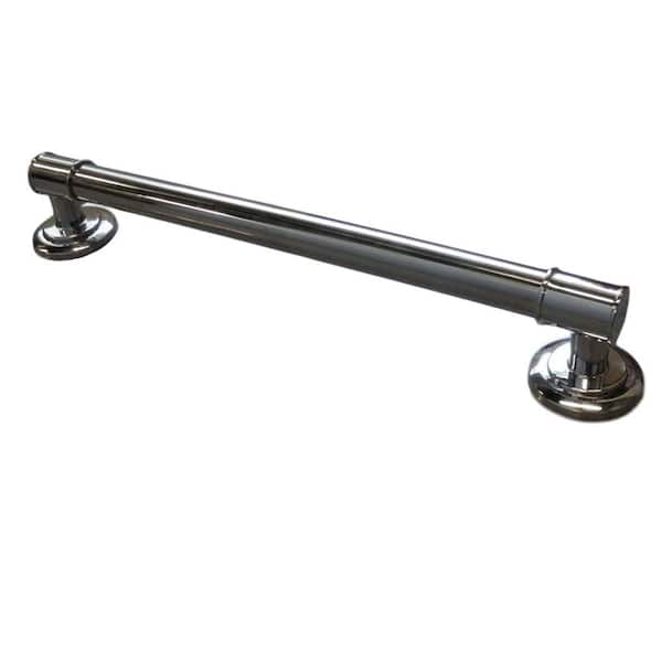 ARISTA 18 in. x 1-1/4 in. Decorative Grab Bar in Polished Stainless Steel