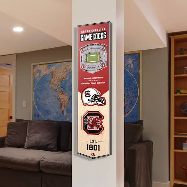 YouTheFan NCAA South Carolina Gamecocks Fan Cave Decorative Sign