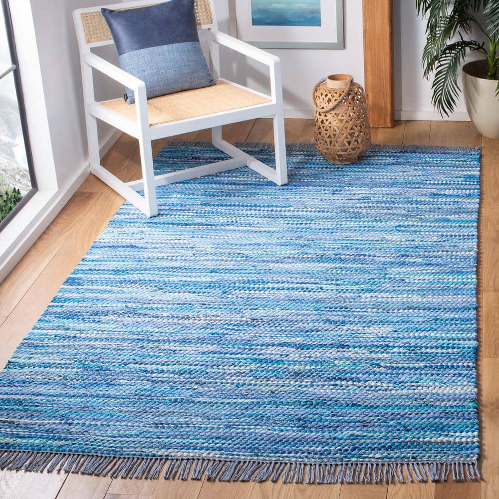Montauk 3 ft. x 5 ft. Blue Interlaced Area Rug price history on PriceWatchPro