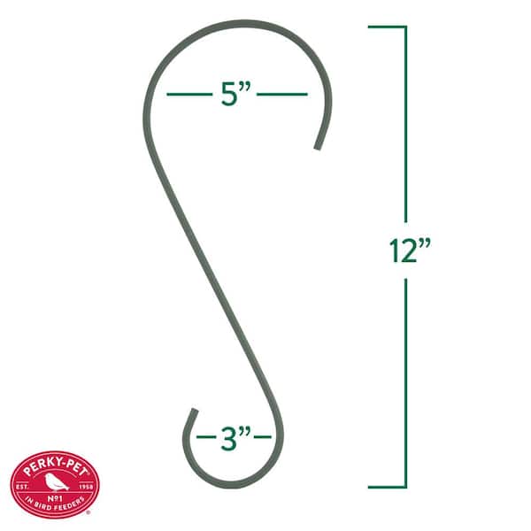  Smart Design Premium Large S-Hooks with Rubber Grip - Set of 6  Heavy Duty Steel Metal Multipurpose Hooks - Rust Resistant - Hanging  Kitchen, Closet, and Storage Items - 3 x