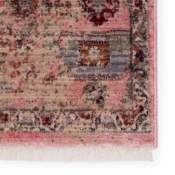 Jaipur Living Kerta Pink/Beige 5 ft. x 8 ft. Medallion Area Rug