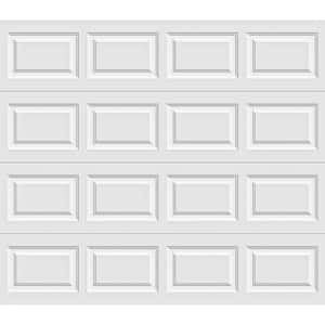 Classic Steel 9 ft. x 7 ft. 12.9 R-Value Insulated Solid White Garage Door