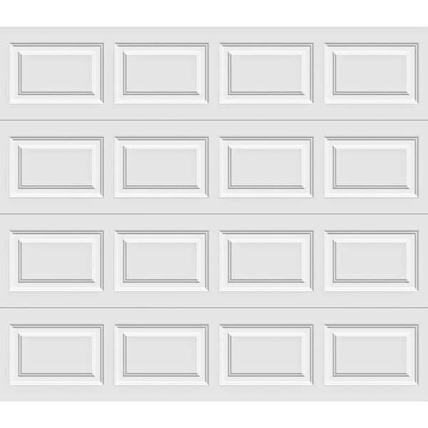 Clopay Classic Steel Short Panel 9 ft x 7 ft Insulated 18.4 R-Value  White Garage Door without Windows