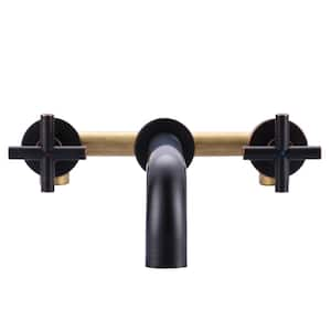 2-Handle Wall-Mount Roman Tub Faucet in Oil Rubbed Bronze