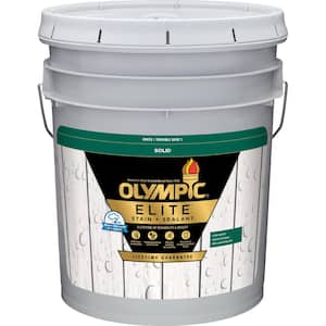 Elite 5 gal. Base 1 Solid Advanced Exterior Stain and Sealer in One