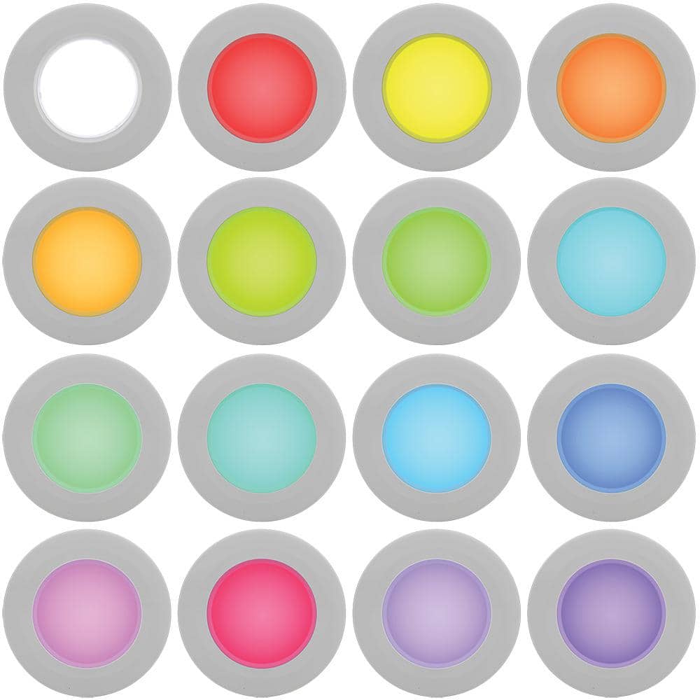 White Smart LED Recessed Light Trim with Voice Control