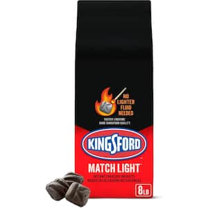8 lbs. Match Light Instant BBQ Charcoal Grilling Briquettes